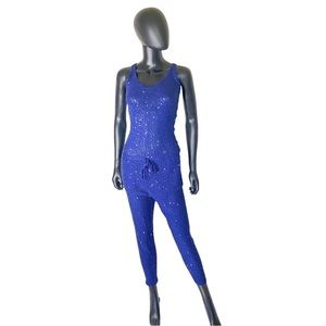 Stella McCartney blue sequins jumpsuit (b57)